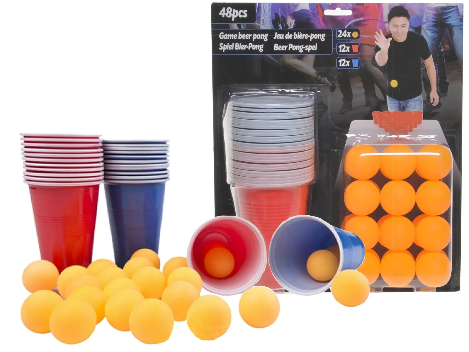 Spiel Bier-Pong, 48tlg.