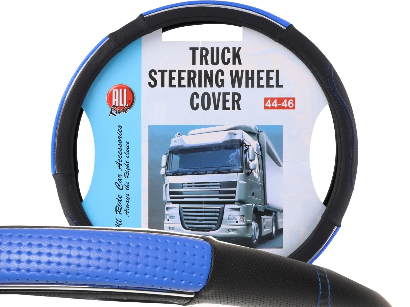 Lenkradschoner  TRUCK blau-schwarz  44-46